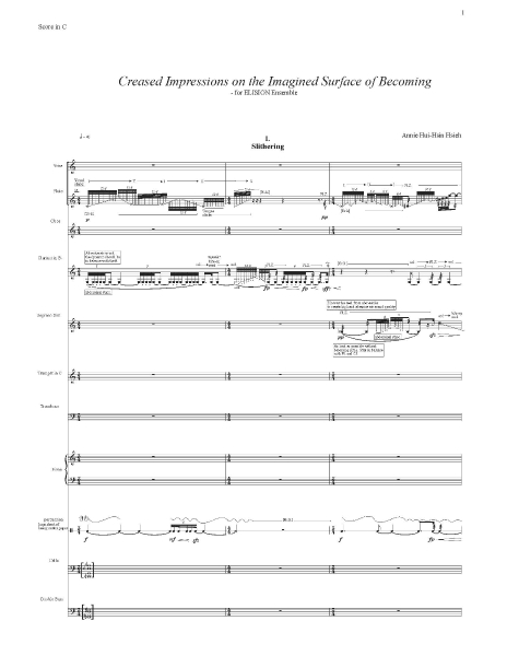 《Creased Impression on the Imagined Surface of Becoming》 音樂創作計畫｜謝蕙馨｜國藝會補助成果檔案庫